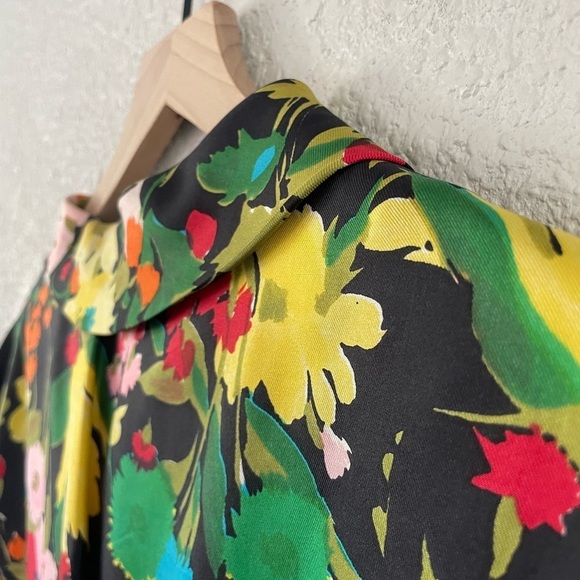 Vintage 40s/50s Mitzi Morgan Floral Dress - Picture 4 of 16